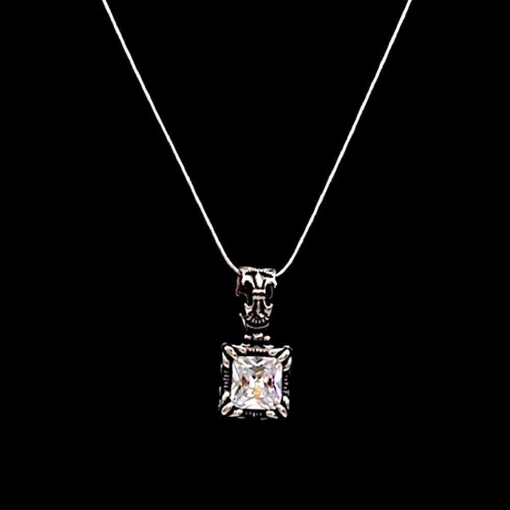 SILPADA Uptown Cubic Zirconia Necklace - Picture 2 of 14